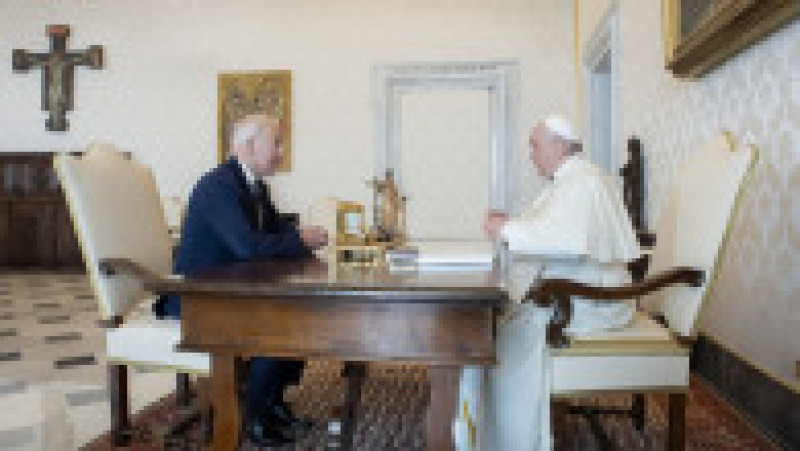 Papa Francisc și președintele Joe Biden au avut o întrevedere privată Foto: Profimedia Images | Poza 11 din 11