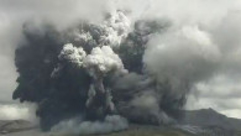 Vulcanul de pe muntele Aso, situat în sud-vestul Japoniei, a erupt. FOTO: Profimedia Images | Poza 5 din 5