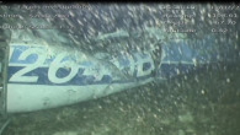 Epava avionului în care se afla Emiliano Sala. Sursa foto: Profimedia Images | Poza 4 din 16