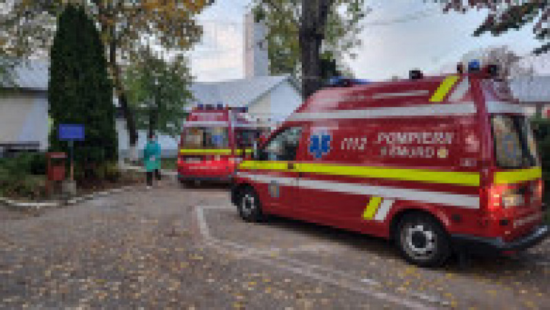 Cod roșu activat la Spitalul din Târgu Cărbunești, după ce instalația de oxigen s-a stricat. FOTO: ISU | Poza 6 din 7