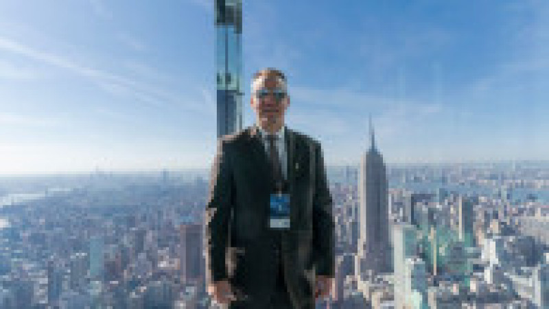 Dermot Shea, șeful NYPD, pe puntea de observație din One Vanderbilt Foto: Profimedia Images | Poza 10 din 20