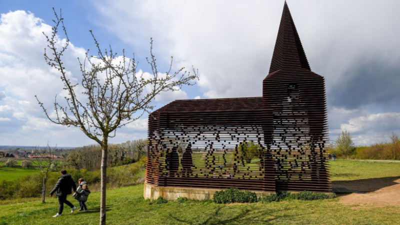 Biserica transparentă din regiunea Flandra Foto: Profimedia Images