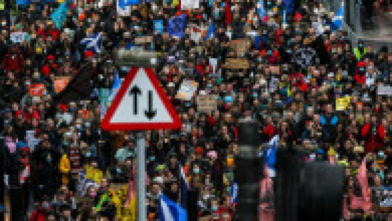 COP26 Manifestaţii ample pentru justiţie climatică la Glasgow şi în lume. Foto: Profimedia Images | Poza 8 din 13