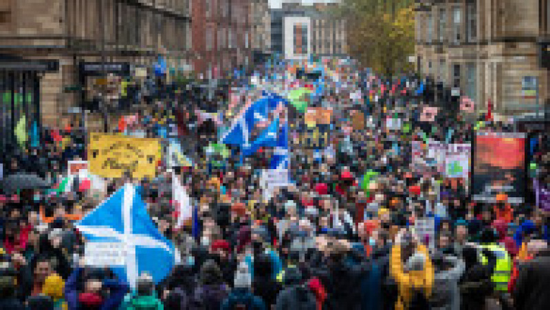 COP26 Manifestaţii ample pentru justiţie climatică la Glasgow şi în lume. Foto: Profimedia Images | Poza 4 din 13