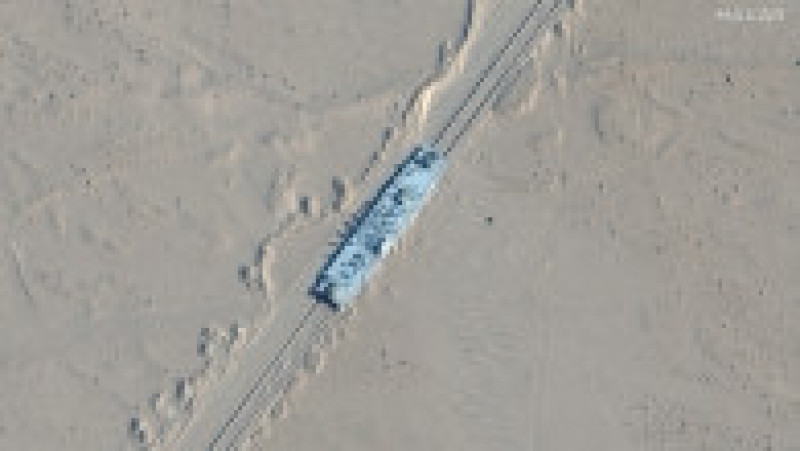 Imagini din satelit surprinse în deșertul Xinjiang. Foto: Profimedia Images | Poza 1 din 5