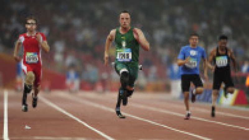Oscar Pistorius la Jocurile Paralimpice din 2008. Sursa foto: Profimedia Images | Poza 7 din 15