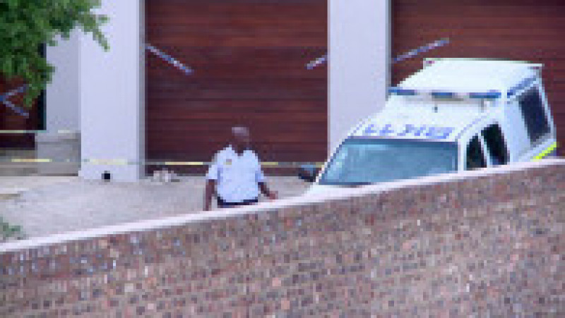 Captură AFP TV cu locuința lui Oscar Pistorius după arestarea lui pentru uciderea prietenei sale. Sursa foto: Profimedia Images | Poza 4 din 15