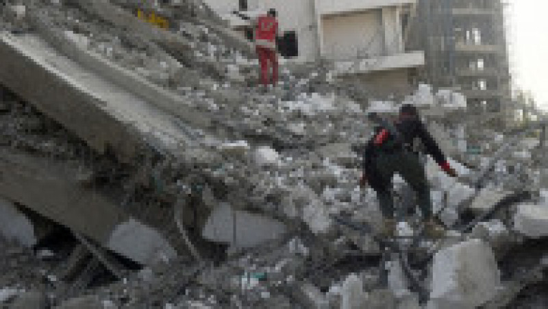 Un bloc aflat în construcție s-a prăbușit în Lagos, Nigeria. Foto: Profimedia Images | Poza 7 din 11