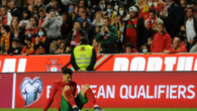 Cristiano Ronaldo, supărat după ce Portugalia a pierdut meciul cu Serbia în ultimul minut Foto: Profimedia Images | Poza 6 din 12