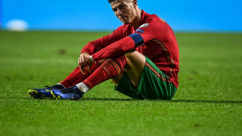 Cristiano Ronaldo suportă cu greu înfrângerea în fața Serbiei Foto: Profimedia Images