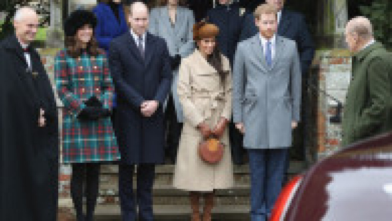 Members Of The Royal Family Attend St Mary Magdalene Church In Sandringham | Poza 2 din 7
