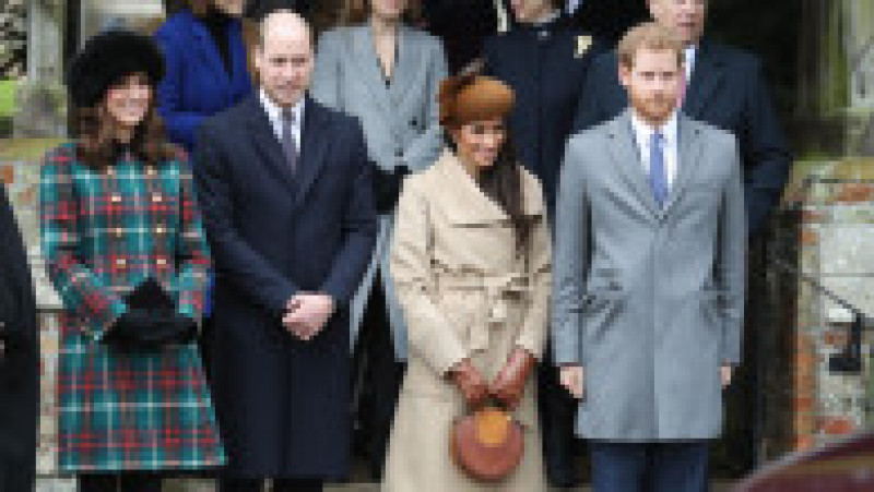 Members Of The Royal Family Attend St Mary Magdalene Church In Sandringham | Poza 3 din 7
