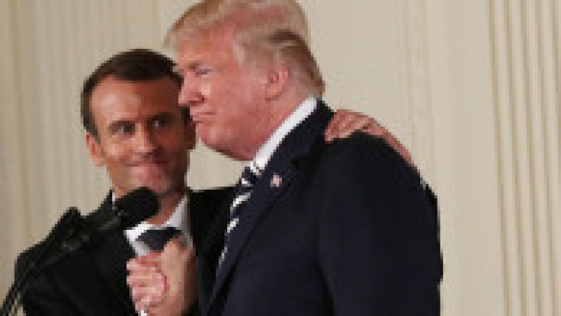Emmanuel Macron și Donald Trump. Foto: GettyImages | Poza 3 din 10