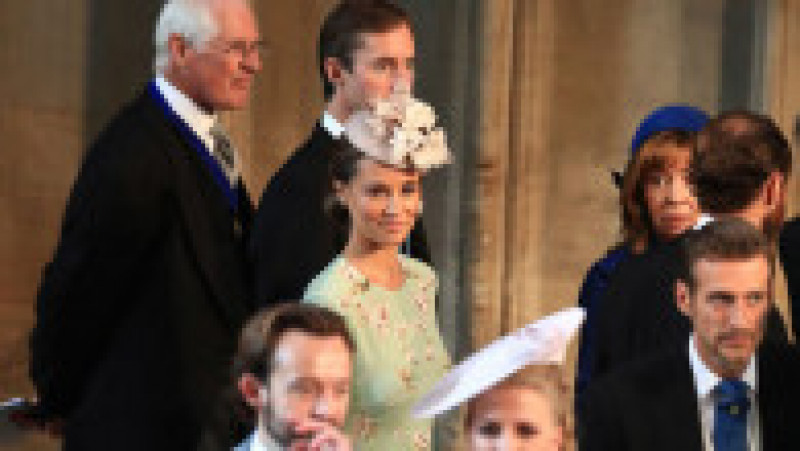 WINDSOR, UNITED KINGDOM - MAY 19: Pippa Middleton and husband James Matthews arrive at St George