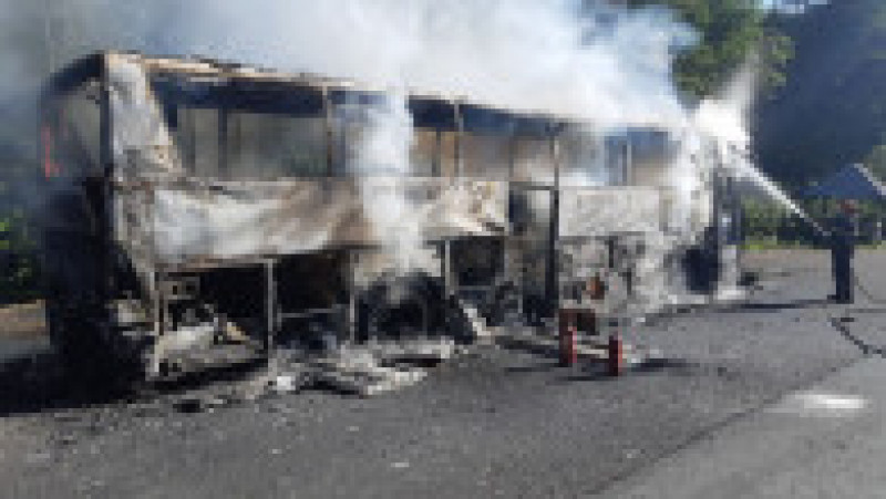 autocar incendiu Gutai (8) | Poza 8 din 15