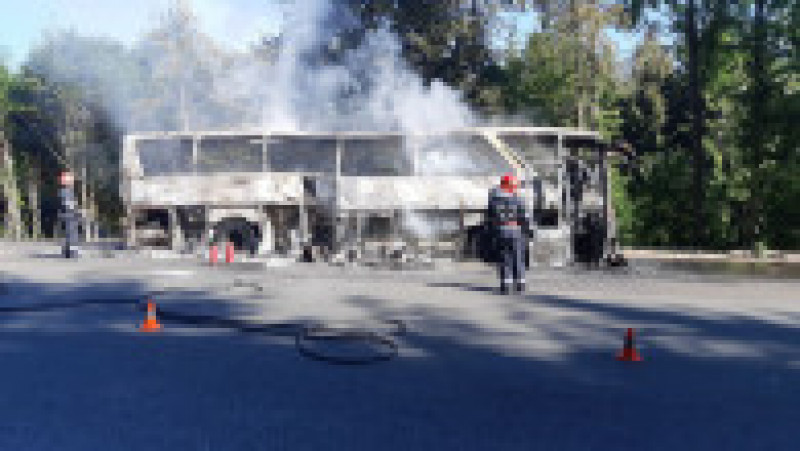 autocar incendiu Gutai (10) | Poza 10 din 15