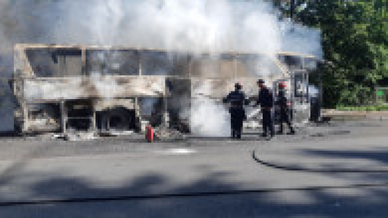 autocar incendiu Gutai (5) | Poza 5 din 15