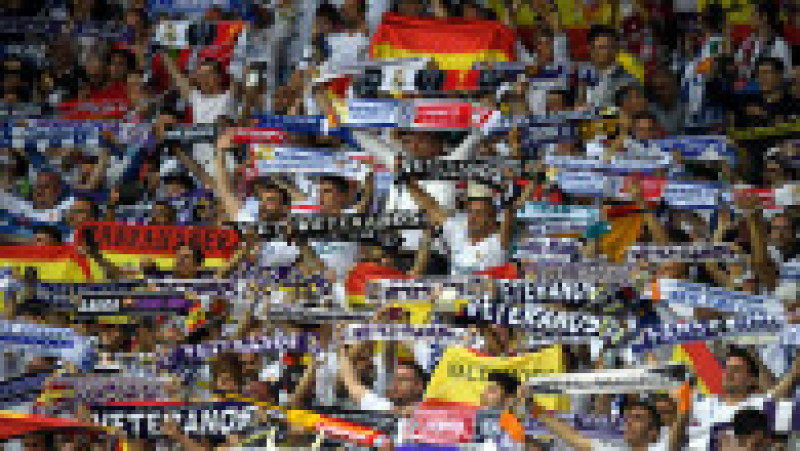 KIEV, UKRAINE - MAY 26: Fans show their support ahead of the UEFA Champions League Final between Real Madrid and Liverpool at NSC Olimpiyskiy Stadium on May 26, 2018 in Kiev, Ukraine. (Photo by David Ramos/Getty Images) | Poza 4 din 37