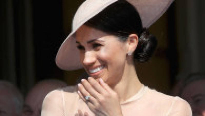LONDON, ENGLAND - MAY 22: (EDITORS NOTE: Retransmission of #961424164 with alternate crop.) Meghan, Duchess of Sussex attends The Prince of Wales