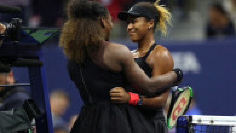 Serena Williams și Naomi Osaka se îmbrățișează după finala US Open 2018 Foto: Guliver/Getty Images | Poza 20 din 29