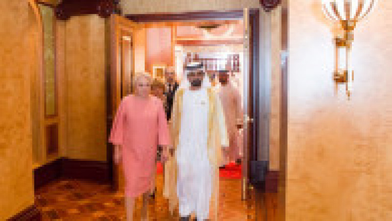 Întrevederea prim-ministrului României, Viorica Dăncilă, cu Mohammed bin Rashid Al Maktoum, vicepreşedintele şi prim-ministrul Emiratelor Arabe Unite, conducătorul Emiratului Dubai (1) | Poza 1 din 5