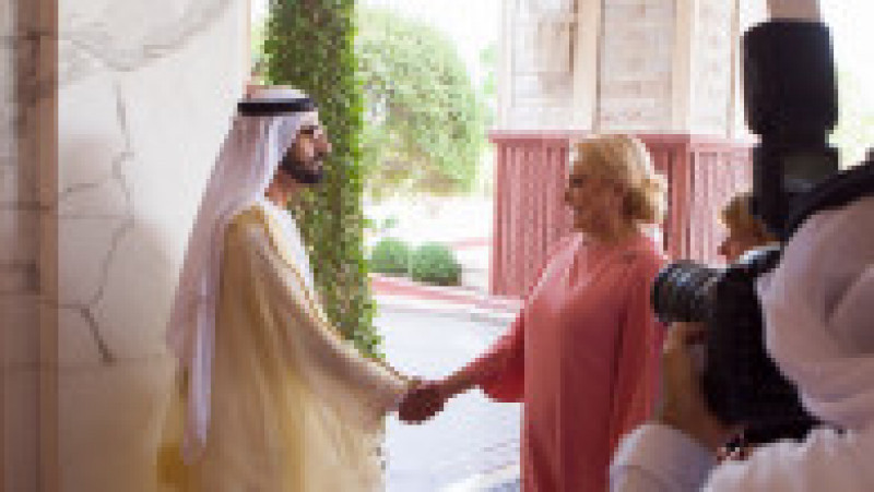 Întrevederea prim-ministrului României, Viorica Dăncilă, cu Mohammed bin Rashid Al Maktoum, vicepreşedintele şi prim-ministrul Emiratelor Arabe Unite, conducătorul Emiratului Dubai (1) | Poza 2 din 5
