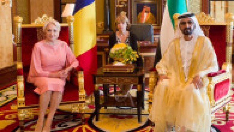 Întrevederea prim-ministrului României, Viorica Dăncilă, cu Mohammed bin Rashid Al Maktoum, vicepreşedintele şi prim-ministrul Emiratelor Arabe Unite, conducătorul Emiratului Dubai (1) | Poza 5 din 5