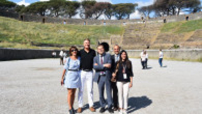 Klaus Iohannis si Carmen Iohannis Pompeii 6 | Poza 2 din 11