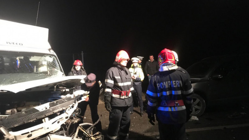 accident 3 morti Dumbraveni DN14 sursa IPJ Sibiu 1 060219