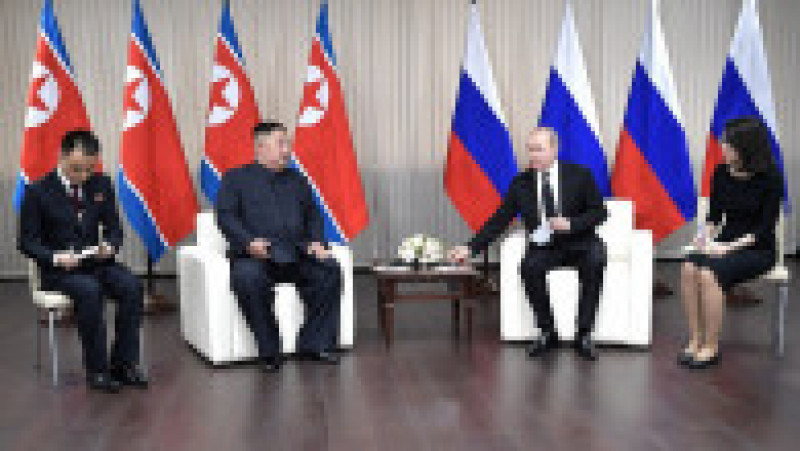 Vladimir Putin și Kim Jong Un. FOTO: Kremlin.ru | Poza 2 din 3
