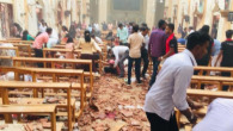 atentate Sri Lanka - sursa Twitter Ashwin Hemmathagama (2) | Poza 1 din 7