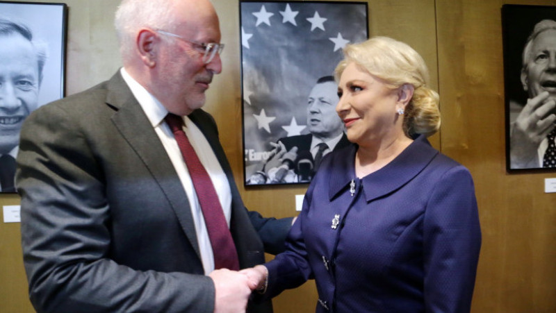 dancila timmermans guvern