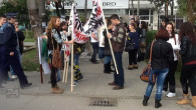 protestul studentilor la Timisoara 5 | Poza 5 din 23