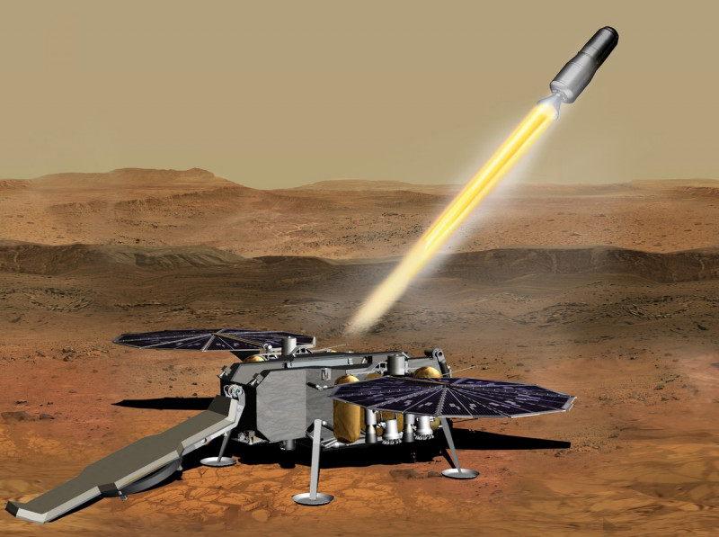 Sistemul de lansare a rachetelor de pe Marte