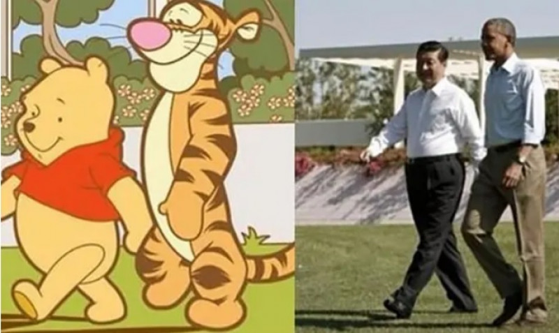 obama si xi jinping comparat cu winnie si tigger