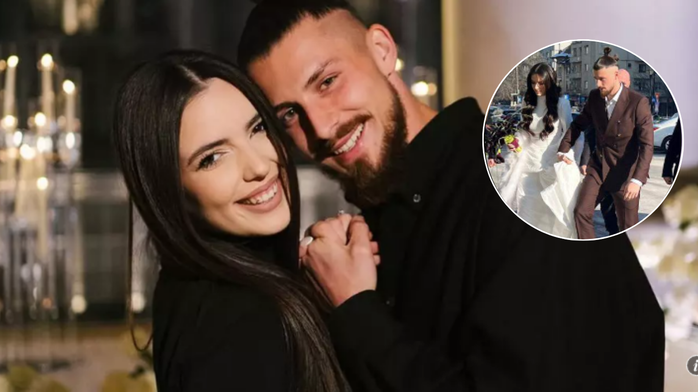 Radu Drăgușin s-a căsătorit civil cu Ioana Stan! Motivul pentru care colegii lui de la Tottenham au lipsit de la eveniment