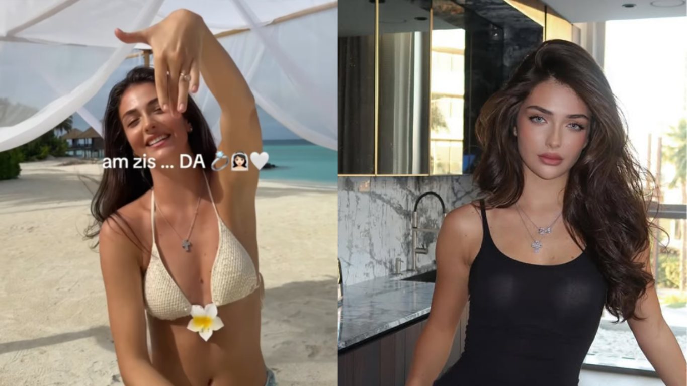 Andreea Bostănică a fost cerută în căsătorie, în Maldive