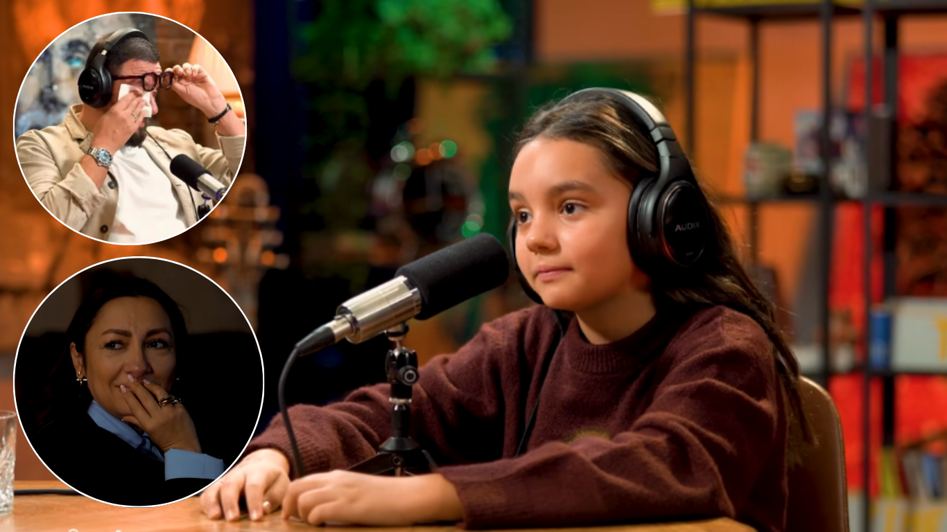 Eva Măruță,pentru prima dată într-un podcast.Declarațiile pline de sensibilitate și maturitate i-au făcut pe Andra și Cătălin să plângă