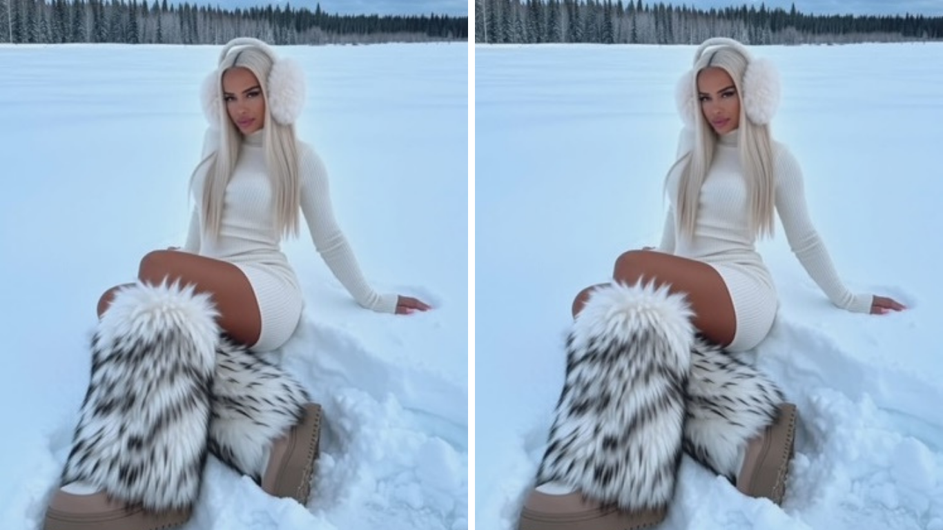 Anda Adam a stârnit val de critici după poza în zăpadă! Fanii au reacționat dur