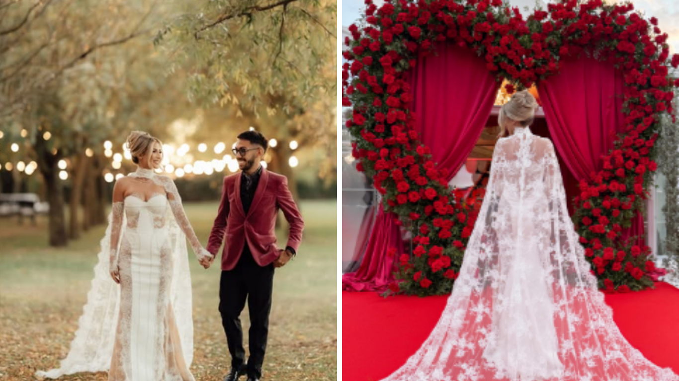 Armin Nicoară și Claudia Puican au sărbătorit în aceeași zi nunta și botezul fiului lor