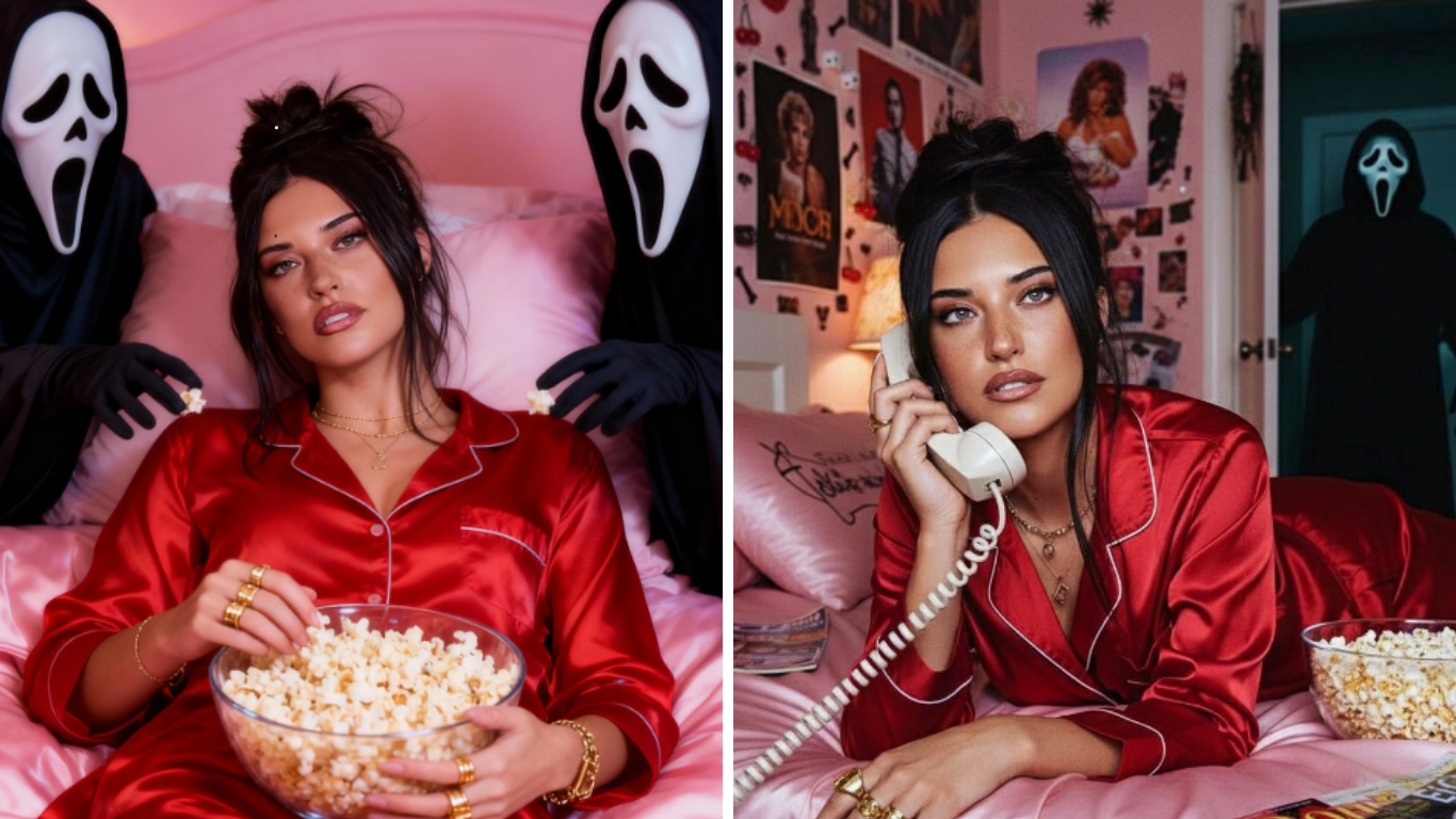 Antonia și-a transformat locuința într-un adevărat platou de film horror! Cum a aratat casa artistei de Halloween