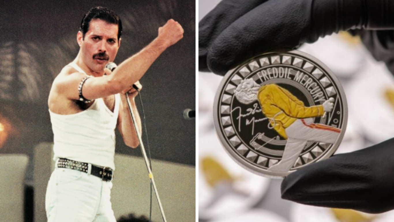 Freddie Mercury omagiat cu o monedă de colecție în Marea Britanie