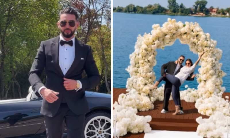 Dorian popa si Andreea nunta