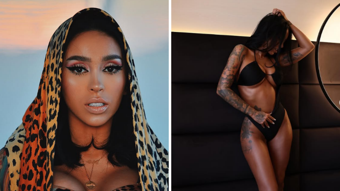 Imagini HOT cu Ruby lucrându-și formele. Artista 