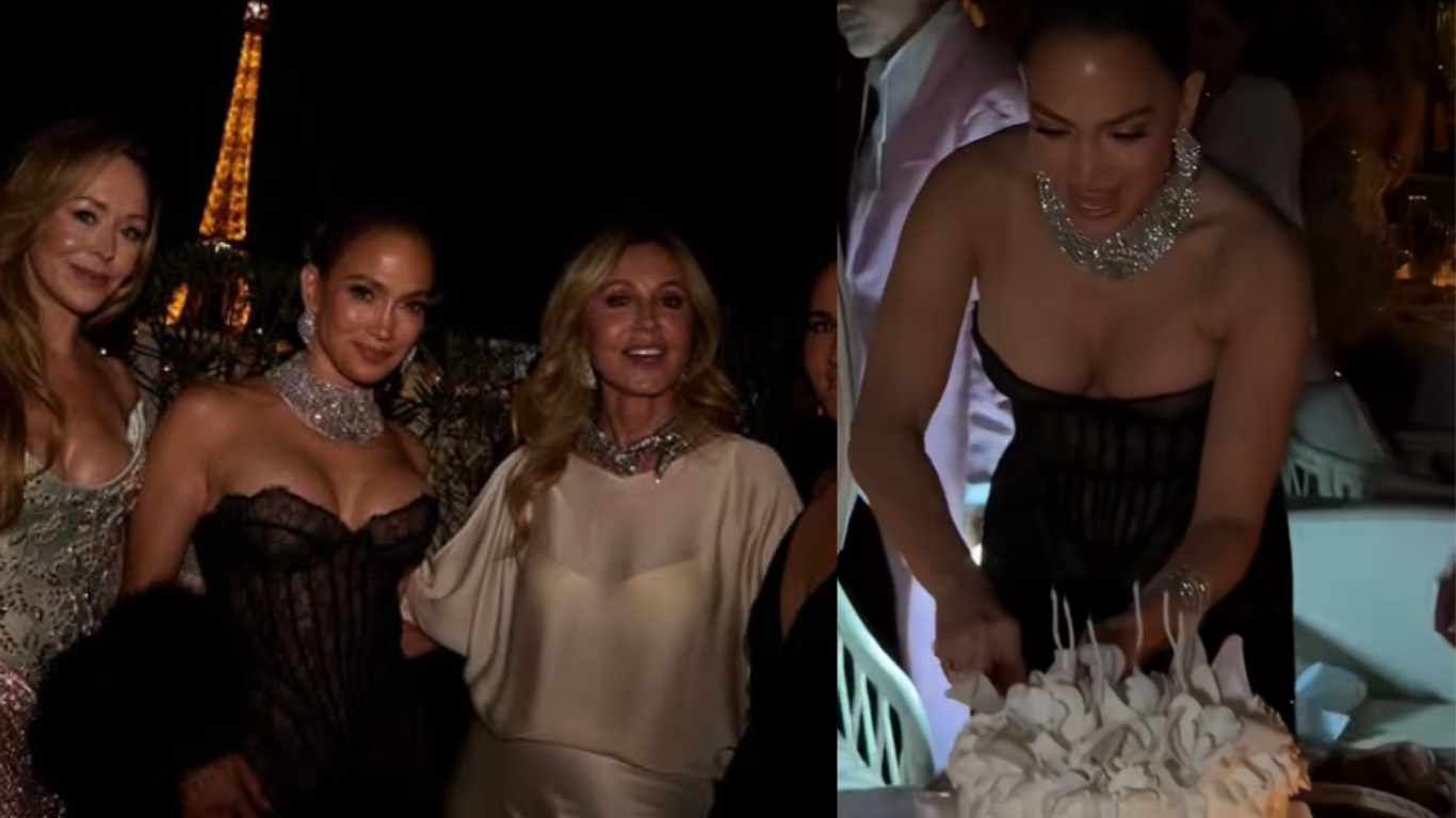 Jennifer Lopez, show total la petrecerea organizată de Anastasia Soare! Diva a dansat pe mese înainte să împlinească 57 de ani [VIDEO]