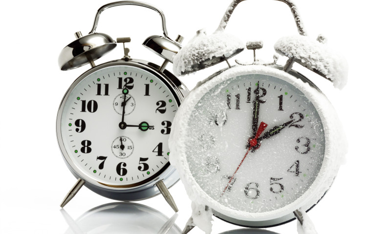 Alarm clocks, close-up