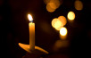 holiday candlelight service or memorial vigil