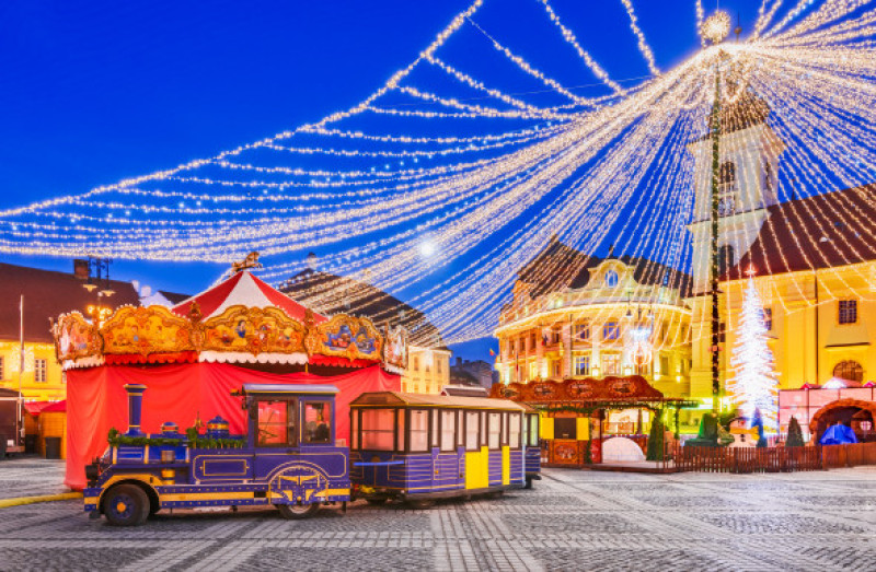 Sibiu, Romania - Winter tale with Christmas Market